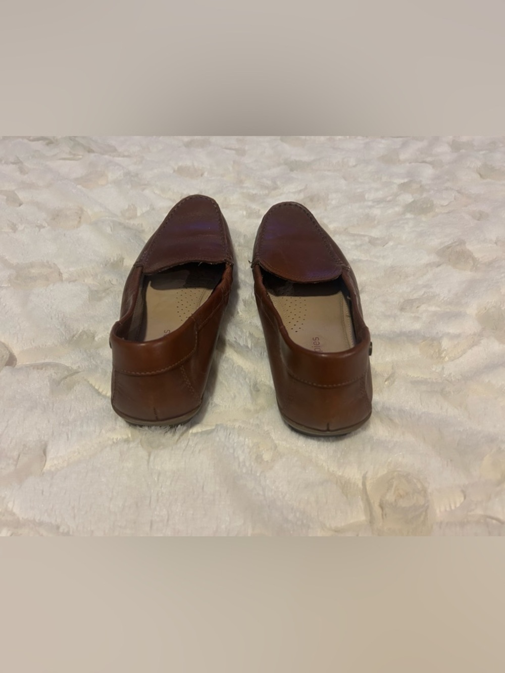 Hush Puppies Never Worn Women's Brown Slip-On Loafers Driving Moccasin Round Toe - Picture 4 of 5